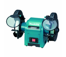 Makita GB602W / Doppelscheibenschleifer mit Halter / 150 mm / 250 W 