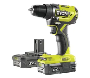 Ryobi R18DD5-220S / Akku-Bohrschrauber / 18 V / 13-mm-Bohrfutter / 2 x 2 Ah