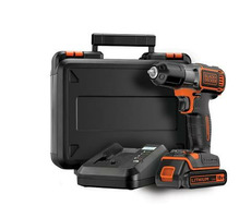 Black&Decker ASD18K-QW / Akku-Bohrschrauber / 18 V / 1x 1,5 Ah / Koffer