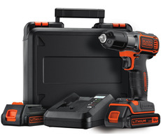 Black&Decker ASD18KB / Autosense Akku-Bohrschrauber / 18 V / 2x 1,5 Ah