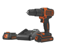 Black&Decker BDCHD18K1B2-QW / Akku-Zweigang-Bohrhammer / 18 V / 2x 2,0 Ah