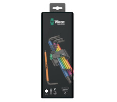 Wera 950 9 Hex- PLUS Multicolour 1 SB Multicolour Steckschlüsselsatz / Metrisch / BlackLaser