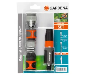 Gardena System Basisset Bewässerungsköpfe mit Kupplungen / für Schläuche 13 mm (1:2") und 15 mm (5:8")