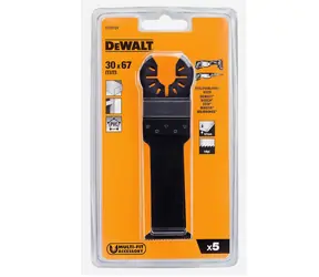 DeWalt DT20724-QZ / Sägeblatt-Set DT20703 / Länge 67 mm / Breite 30 mm / 5-tlg