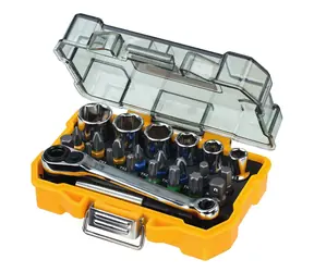 DeWalt DT71516-QZ / Satz Bits und Köpfe mit Ratsche / 24-tlg