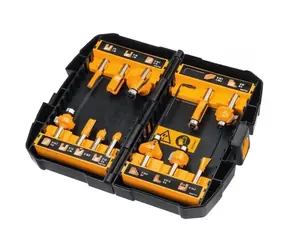 DeWalt DT90016-QZ / Satz Schaftfräser / 12-tlg
