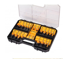 DeWalt DT90017-QZ / Satz Schaftfräser / 22-tlg