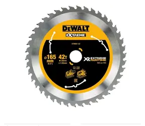 DeWalt DT99561 / Sägeblatt für Akku-Tauchsägen / Durchmesser 165x20 mm / Schnittbreite 1,76 mm / Zähnezahl 42