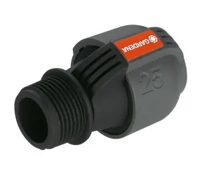 Gardena 02763-20 Kupplung 25 mm x 1" Außengewinde