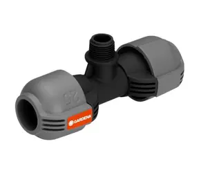 Gardena 02786-20 T-Stück 25 mm x 1|2" Außengewinde