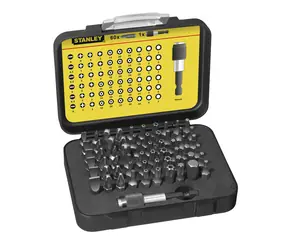 Stanley 1-13-902 / 61-teiliges 1:4-Zoll-Bit-Set