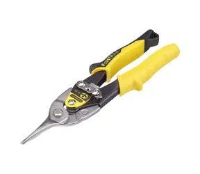 Stanley 2-14-563 / Blechschere gerade 200mm / Zahnrad / für Blech 1,2mm