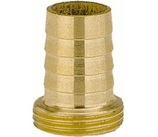 Gardena 07146-20 Einteilige Messing-Schlauchverschraubung 13 mm (1|2") / Gewinde 26,5 mm (G 3|4")
