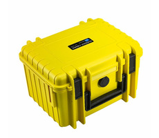B&W 2000|Y|SI Outdoor-Koffer Typ 2000 mit vorgeschnittener Schaumstoffpolsterung Gelb / Maße 270 x 215 x 165 mm