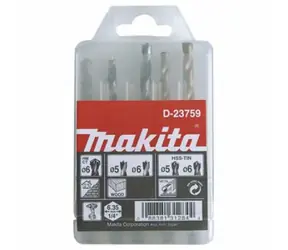 Makita D-23759 Bohrerset mit Sechskantschaft 1|4" (5-tlg.)