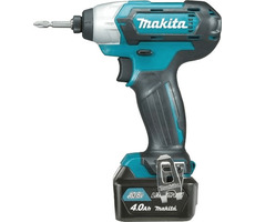 Makita TD110DSMJ / Akku-Schlagschrauber / 10,8 V / 2 x 4,0 Ah / 2600 U/min / 3500 Schläge pro Minute / 110 Nm / Nachverkauf