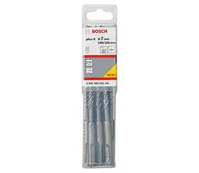 BOSCH 2608585622 / SDS- PLUS-5 Hammerbohrer-Set / Maße 7 x 100 x 165 mm / 2 Schneiden / 10-tlg