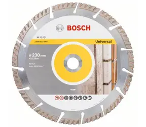 BOSCH 2608615065 / Mehrzweck-Diamanttrennscheibe / Durchmesser 230 x 22,23 mm / Schnittbreite 2,6 mm