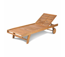 Fieldmann FDZN 4007-T Classic / Gartenliege / Material: Holz (Akazie) / Maße 190 x 70 cm / Belastbarkeit 110 kg