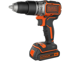 Black&Decker BL188KB / Akku-Schlagbohrschrauber / 18V / 2x1,5Ah / 13mm Bohrfutter / 1650 U/min / 28.050 Schläge-min