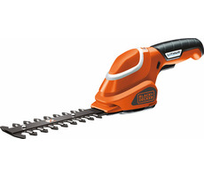 Black&Decker GLS300 / Akku-Strauchschere / 3,6V / 1,1Ah / Klingenlänge 15 cm / Zahnabstand 8 mm / Lagerverkauf