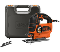 Black&Decker KS801SEK / Stichsäge mit Koffer / 550W / Hub 19 mm / bis zu 1500-3000 Hübe-min / Schnitttiefe 80 mm
