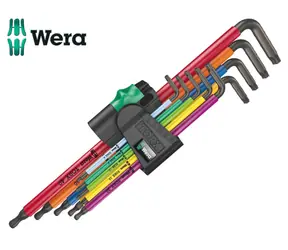 Wera 967|9 TX XL Multicolour HF 1 / Langer Steckschlüsselsatz mit Haltefunktion