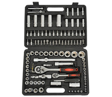 GEKO G10151 / Ratschen-Steckschlüsselsatz 1|2" - 1|4" / Bits | Gola | Inbusschlüssel / 108-tlg