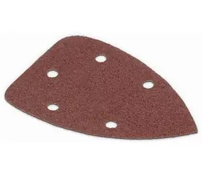 KREATOR KRT220007 / Schleifpapier für Holz und Metall / Körnung 120 / Maße 140x140x80 mm / 5 Stk