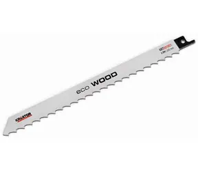 KREATOR KRT031001 / Sägeblatt für Holzzuschnittsäge / Blattlänge 225 mm / 3 TPI / 2 Stk