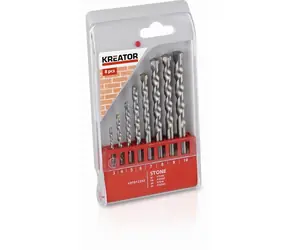 KREATOR KRT012202 / Steinbohrer-Set / Durchmesser 3-10 mm / 8-tlg