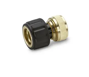 Kärcher 2.645-017.0 Messing-Schlauchkupplung 1|2" und 5|8" mit Aquastop 