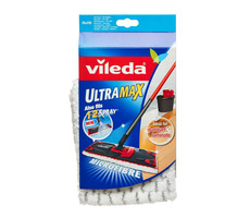 Vileda Ultramax Mopp-Ersatz Mikrofaser 2 in 1 / Mikrofaser / für alle Arten von Hartböden geeignet