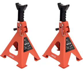 YATO YT-17312 Autoständer / Tragkraft 6 t / Hubhöhe 382 - 600 mm / Gewicht 14 kg / 2 Stk