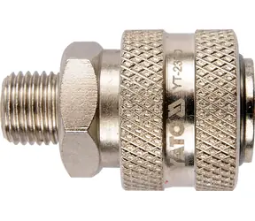 YATO Schnellkupplung 1|4" / Länge 45 mm / Außengewinde 1|4"