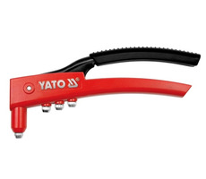 YATO Handnietzange 280 mm / Länge 280 mm / CrV / Nietengröße 2,4 | 3.2 | 4 | 4,8 mm