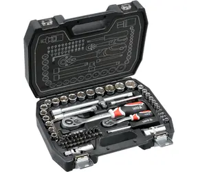YATO YT-38782 Ratschen-Steckschlüsselsatz 1|4" | 1|2"