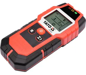 YATO Digitaler Materialdetektor / Metall|Kabel|Holz / Reichweite bis 80 mm / Stromversorgung 1x 9V
