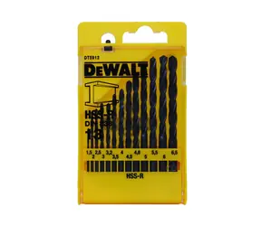 DeWalt Metallbohrer-Set / Durchmesser 1,5 - 6,5 mm / HSS- R / 13-tlg