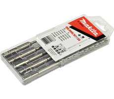 Makita NEMESIS Schlagbohrmaschinen-Set SDS- PLUS / Durchmesser 5-10 mm / Länge 110-160 mm / vierschneidig / 5-tlg