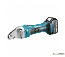 Makita DJS161RTJ / Akku-Blechschere / 18V / 2x5,0Ah / 4.300 Z-min / Leistung bis 2,5 mm