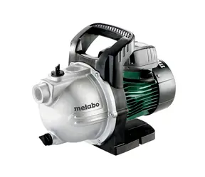 Metabo P 2000 G / Gartenpumpe / 450W / Kapazität 2.000 lh / Druck 3,0 bar / Förderhöhe 30 m / Innengewinde 1"