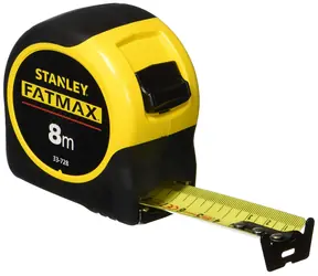 Stanley FatMax 0-33-728 / Maßband 8 m / Maßband mit MYLAR-Beschichtung 32 mm / Klasse. II / Kunststoffverpackungen