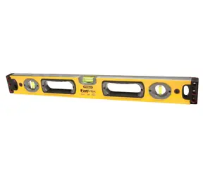 Stanley FatMax 1-43-524 / Wasserwaage / Länge 60 cm / Anzahl der Ebenen 3 / Schlagfest
