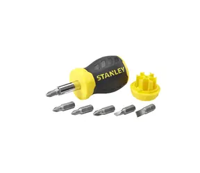 Stanley -Schraubendreher mit 1/4-Zoll-Bitsatz (7 Stück)