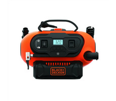 Black&Decker BDCINF18N / Kabelloser ölfreier Kompressor / 12 V oder 230 V / Max. Druck 11 bar / ohne Batterie