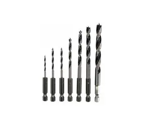 Makita D-62371 / Holzbohrer-Set / Sechskant 1|4" / Durchmesser 2-8 mm / 7-tlg