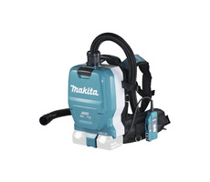 Makita DVC265ZXU / Akku-Staubsauger auf der Rückseite / 2x18V / 2 L / Betriebszeit 140 min / HEPA / ohne Akku 