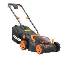WORX WG779E / Akku-Rasenmäher / 2x20V / 2x2,5Ah / bis zu 280 m2 / Breite 34 cm / Korb 30 l 