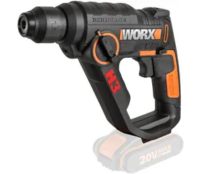 WORX WX390.9 / Akku-Bohrhammer / 2x20V / 900 U/min / 5000 Schläge-min / 1,2J / SDS- PLUS / ohne Akku